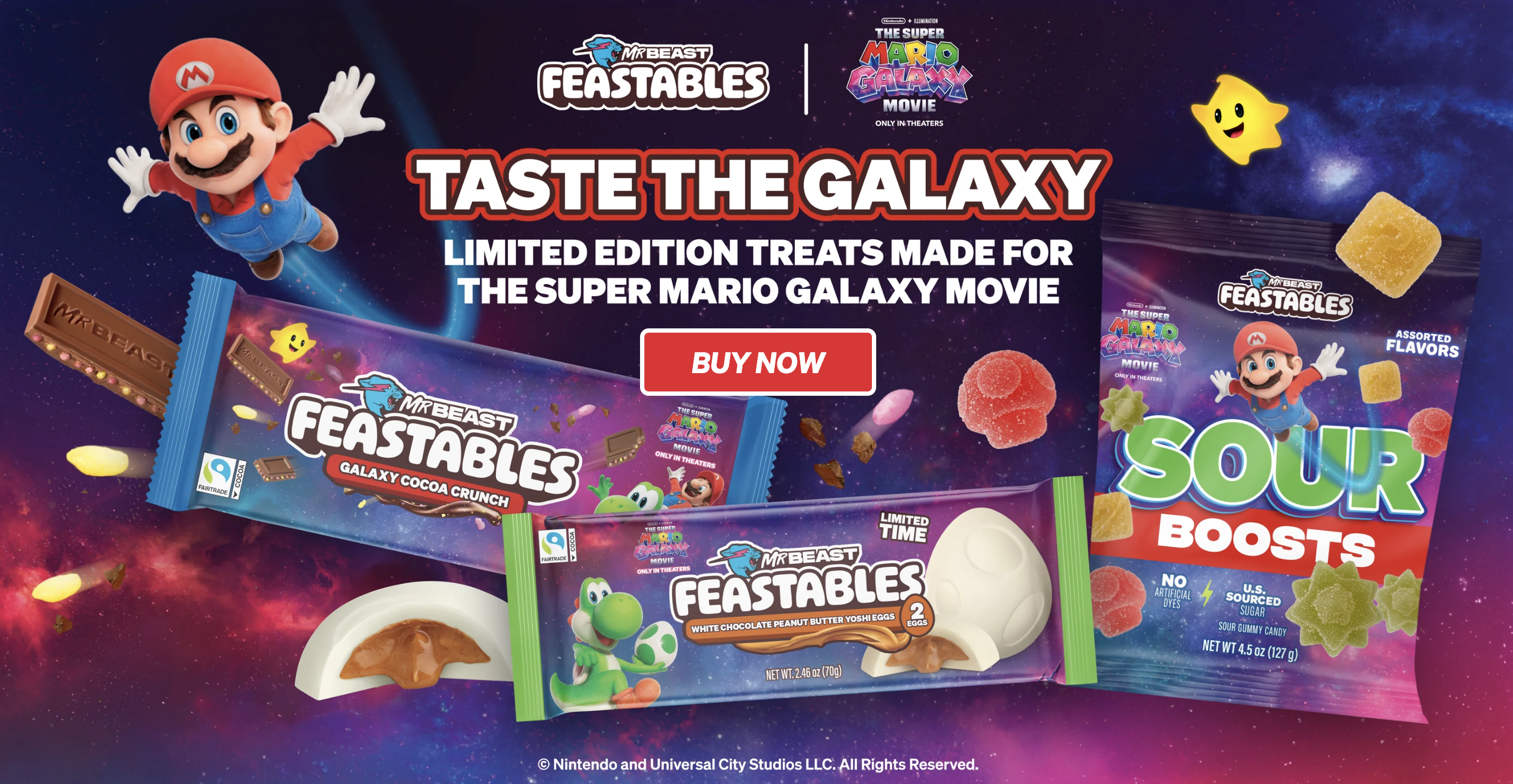 Feastables Floating Products